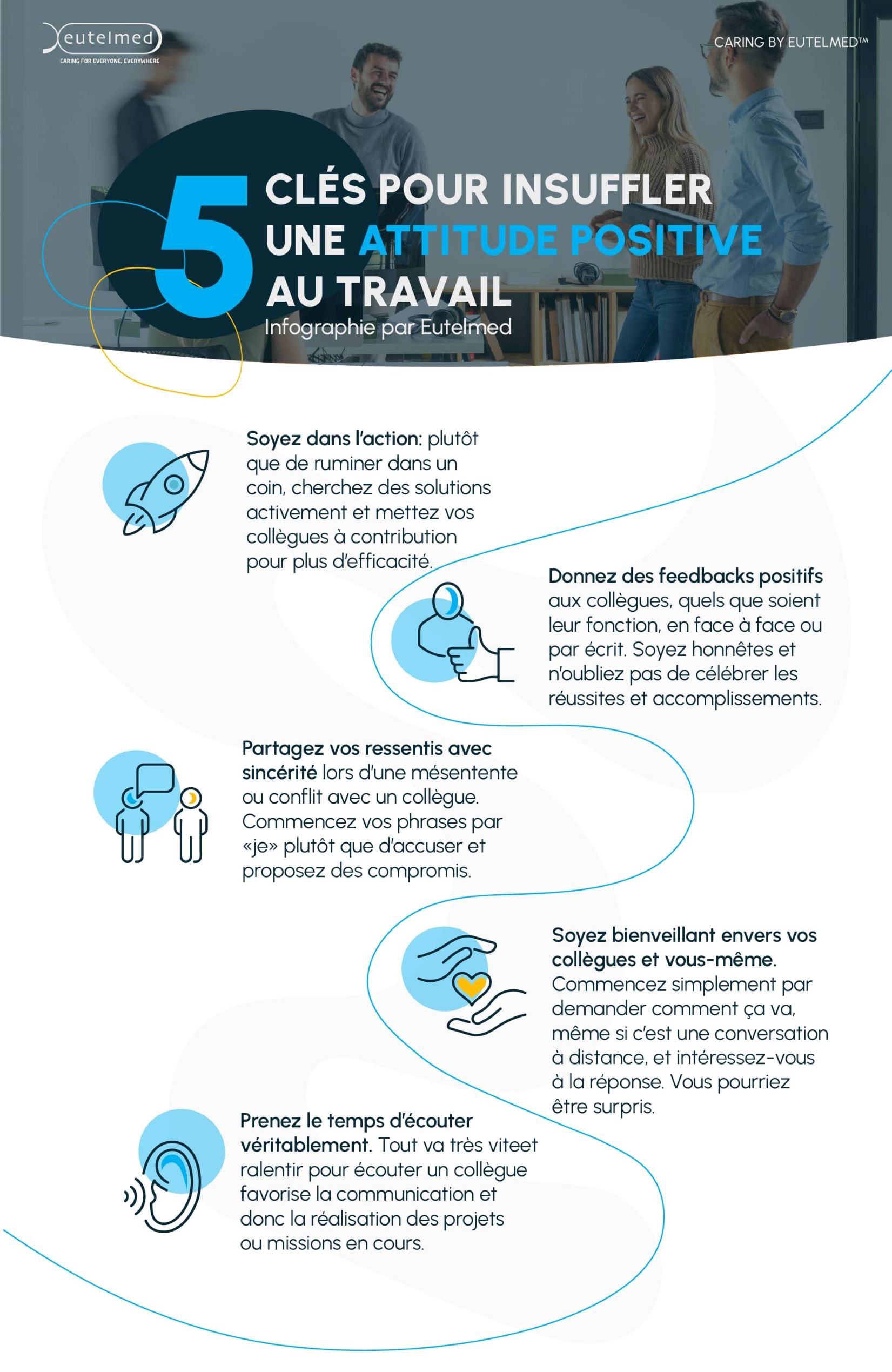 5 clés pour une attitude positive au travail